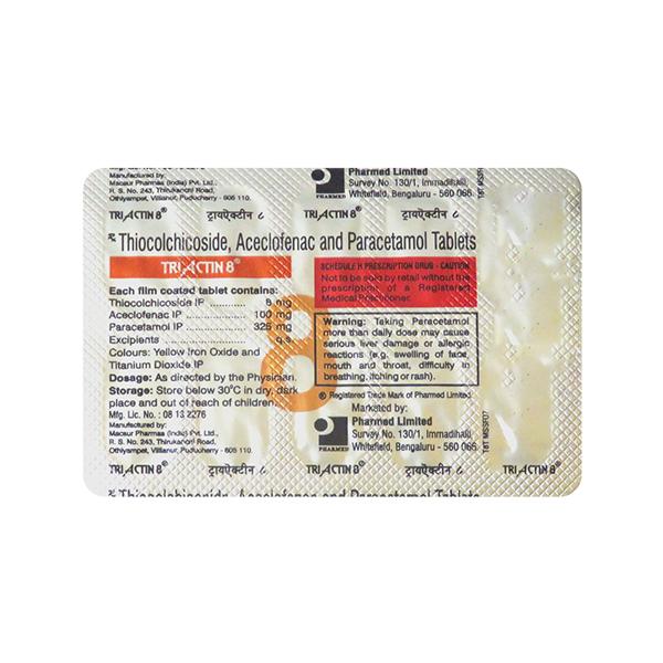 Triactin 8mg Tablet 10'S