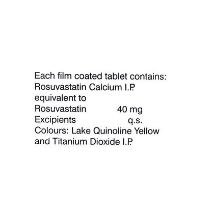 Novastat 40Mg Tablet 15's