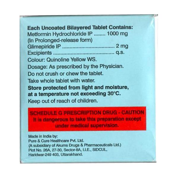 K Glim M Forte 2mg Tablet 15'S
