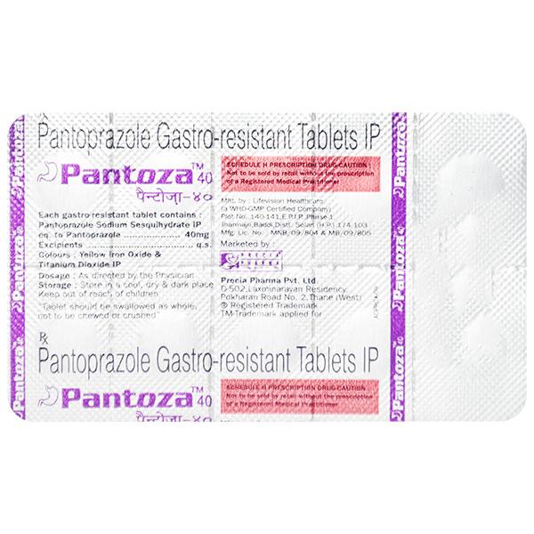PANTOZA 40mg Tablet 10's