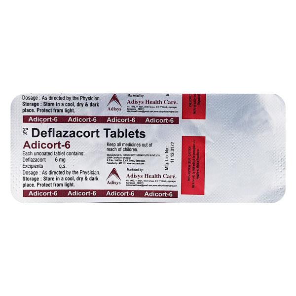 ADICORT 6 Tablet 10's