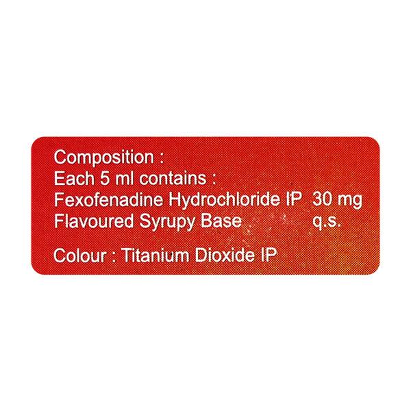 Histafree Raspberry & Vanilla Flavour Suspension 60ml