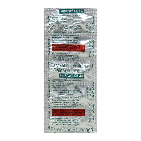 Paxidep CR 25mg Tablet 10'S