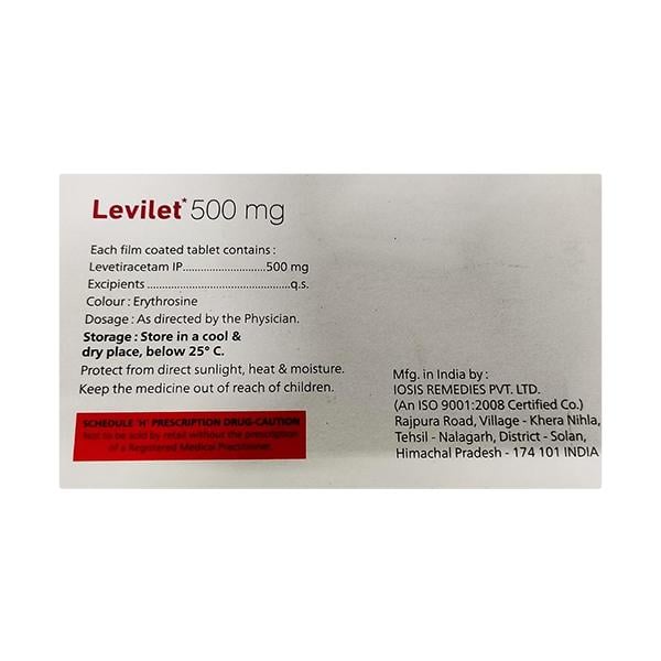 LEVILET 500mg Tablet 10's