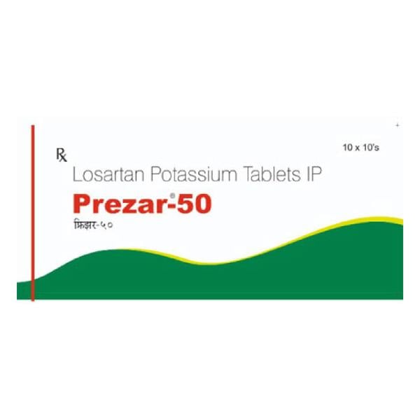 PREZAR 50mg Tablet 10's