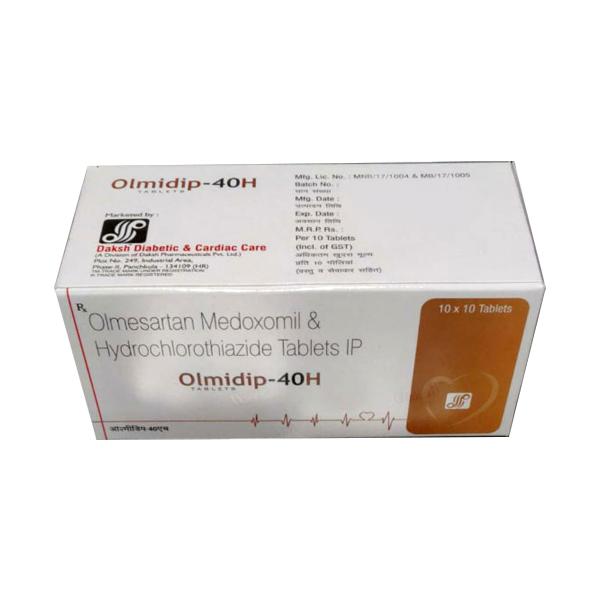 OLMIDIP 40 H Tablet 10's