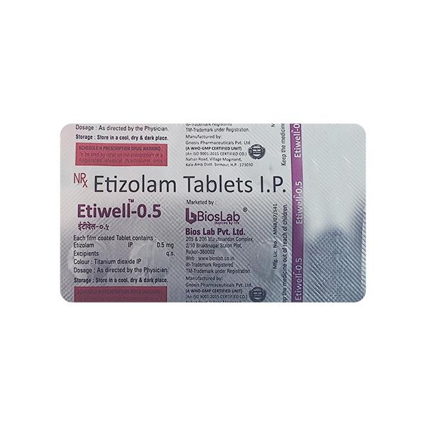 ETIWELL 0.5 Tablet 10's