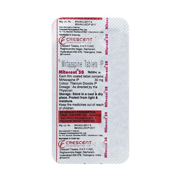 MITOCENT 30mg Tablet 10's