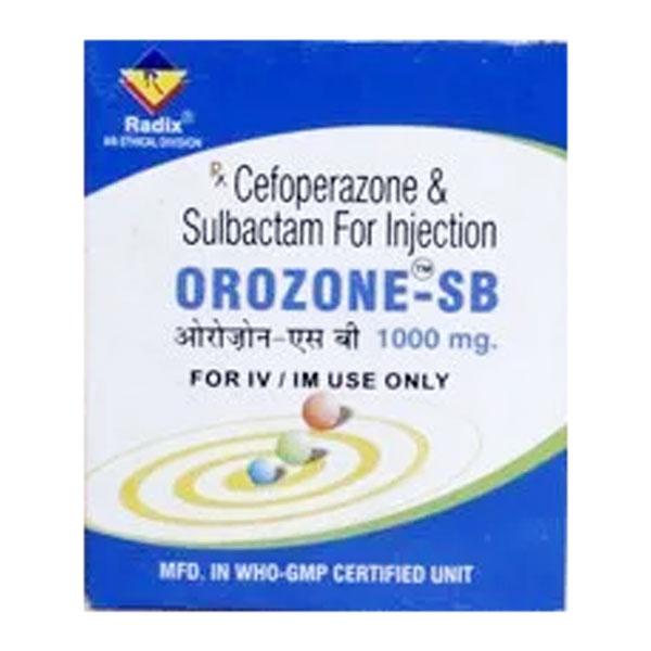 OROZONE SB 1000mg Injection 1's