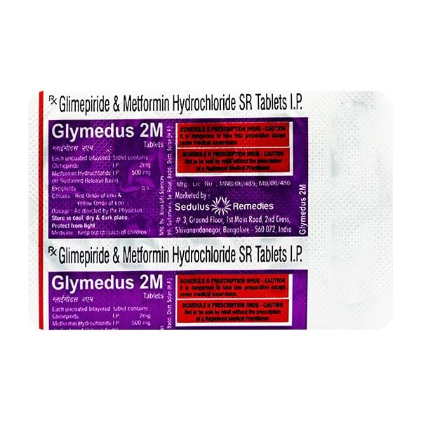 GLYMEDUS 2M Tablet 10's