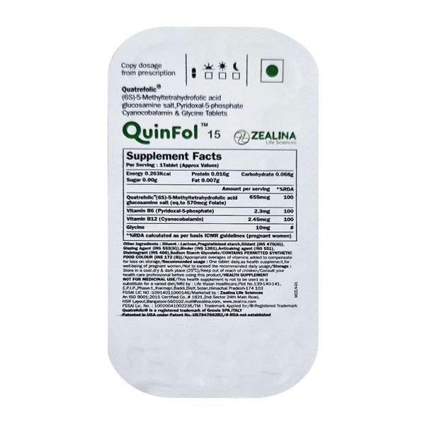 QUINFOL 15 Tablet 15's