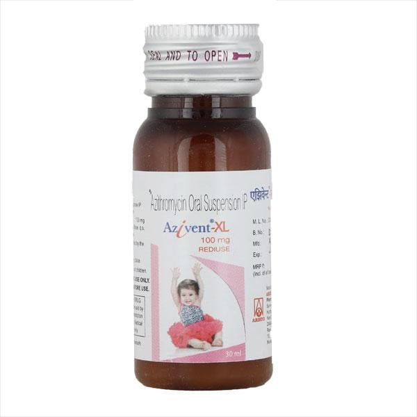 Azivent XL 100mg Syrup 30ml