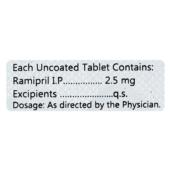 RAMILAT 2.5mg Tablet 10's