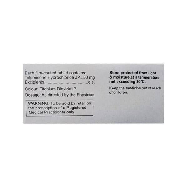 Tolkem 50mg Tablet 10'S