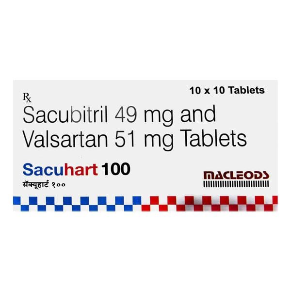 SACUHART 100 Tablet 10's