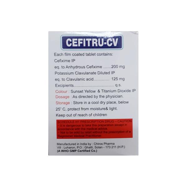 CEFITRU CV Tablet 6's