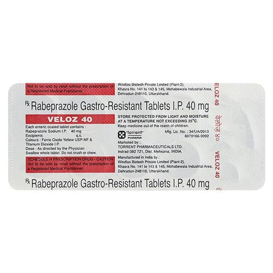VELOZ 40 Tablet 10's