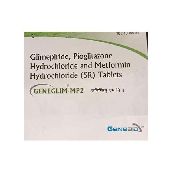 GENEGLIM MP 2 Tablet 10's
