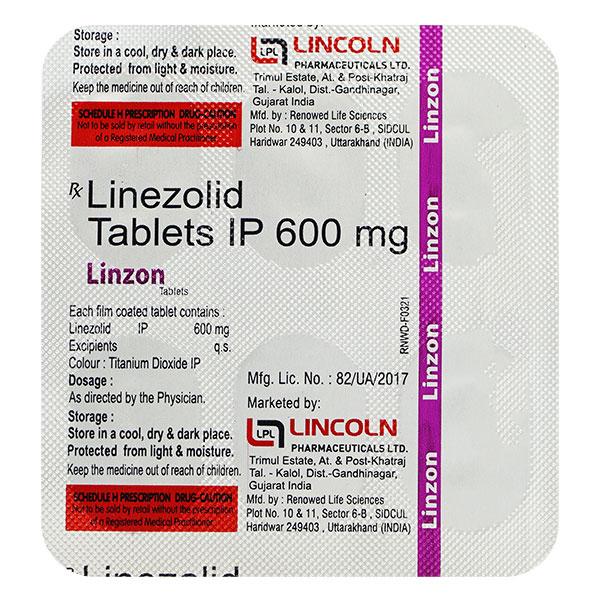 Linzon 600mg Tablet 6'S