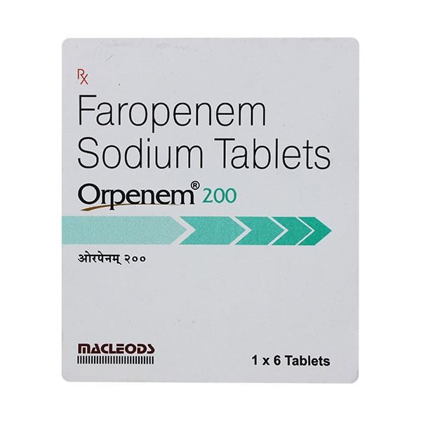 Orpenem 200mg Tablet 6'S