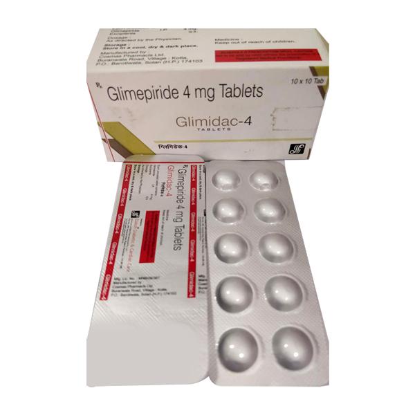 GLIMIDAC 4 Tablet 10's