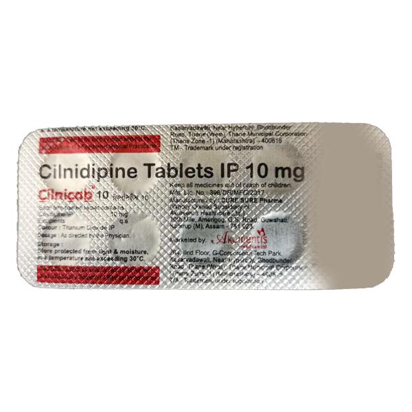 Cilnicab 10mg Tablet 10'S