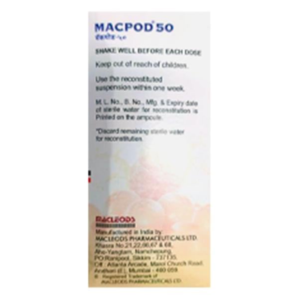 Macpod 50mg Suspension 30ml