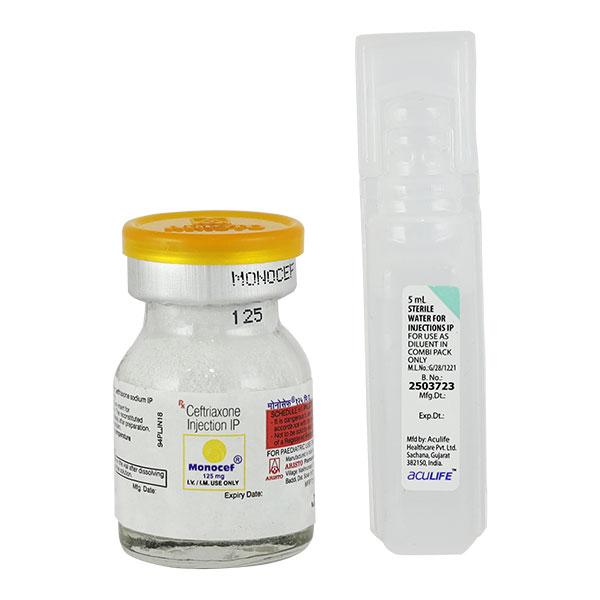 Monocef 125mg Injection 1's