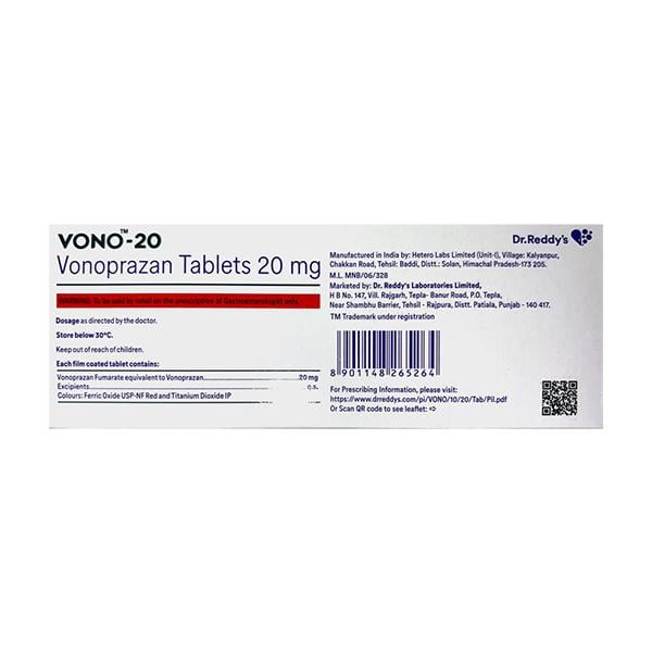 VONO 20 Tablet 10's