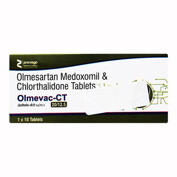 OLMEVAC CT 20/12.5 Tablet 10's