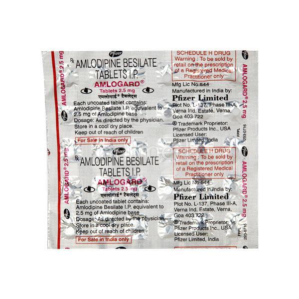 Amlogard 2.5mg Tablet 30'S