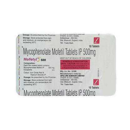 Mofetyl 500mg Tablet 10'S