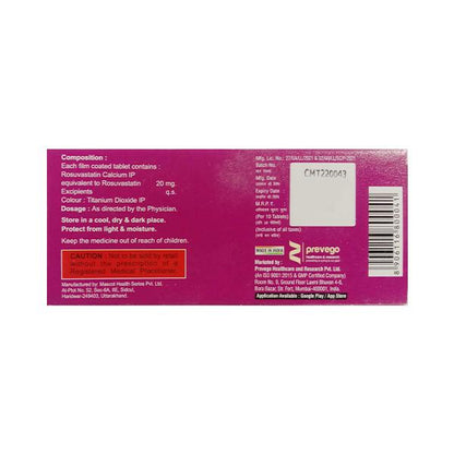 ROVASDAY 20 Tablet 10's