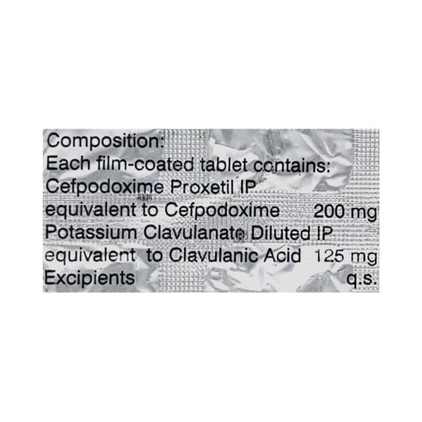 Doxcef CV 200mg Tablet 10'S