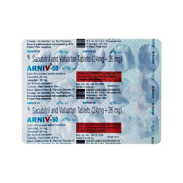 ARNIV 50 Tablet 15's