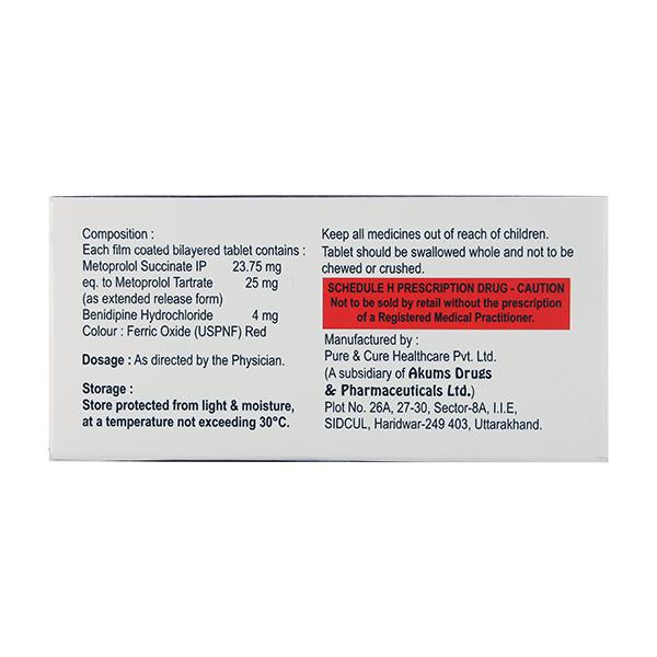 Benitowa Beta 25mg Tablet 10'S