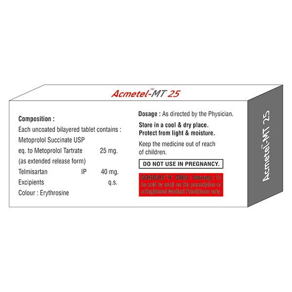 ACMETEL MT 25 Tablet 10's