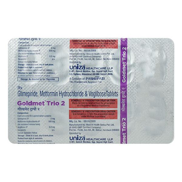 GOLDMET TRIO 1 Tablet 10's
