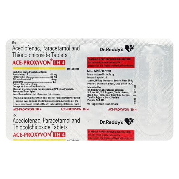 ACE Proxyvon TH 4 Tablet 10'S