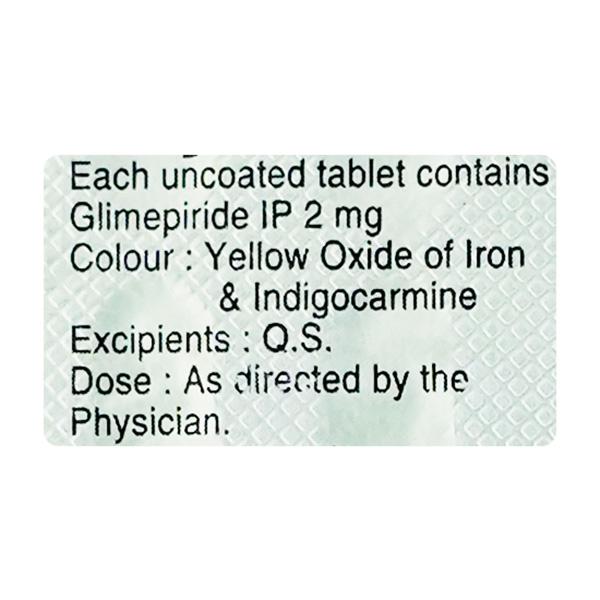 Zoryl 2mg Tablet 15'S