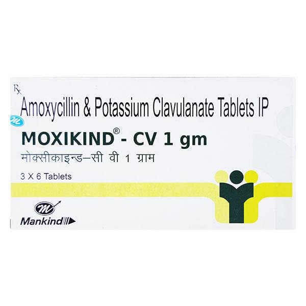 Moxikind CV 1gm Tablet 6'S