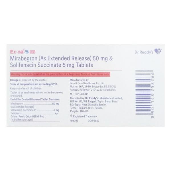 EXENA S 50/5 Tablet 10's