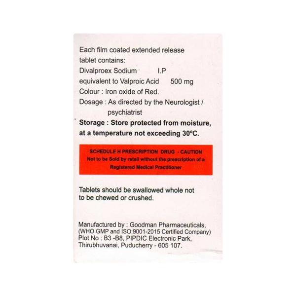 DIVARUS ER 500 Tablet 10's