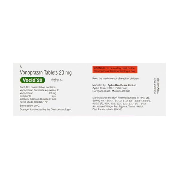 VOCID 20 Tablet 10's