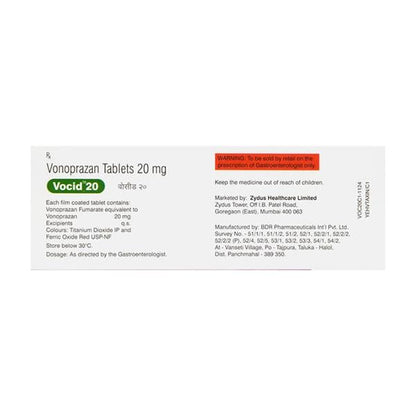 VOCID 20 Tablet 10's