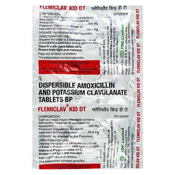 Flemiclav Kid DT Tablet 6'S