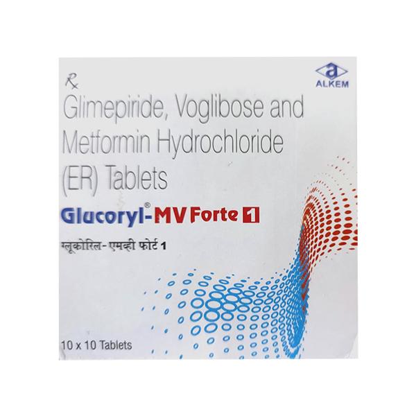 GLUCORYL MV FORTE 1 Tablet 10's