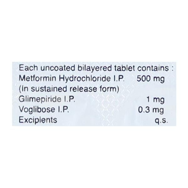 Trivoglitor Forte 1mg Tablet 10'S