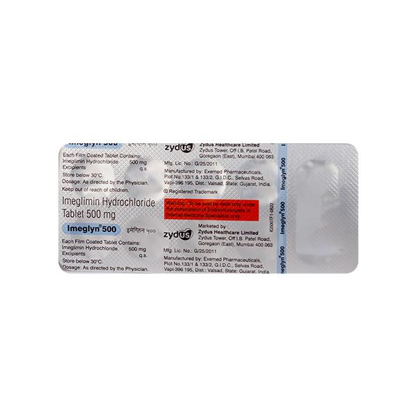 IMEGLYN 500 Tablet 10's