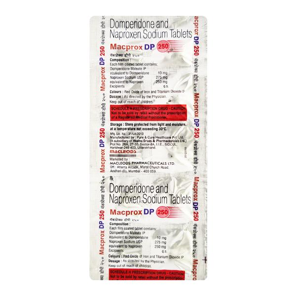 Macprox DP 250mg Tablet 10'S